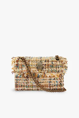 Kurt Geiger Mini Kensington Tweed Shoulder Bag
