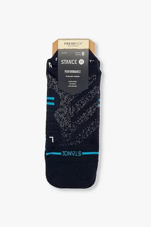 Stance Run Branded-print Stretch-woven Socks