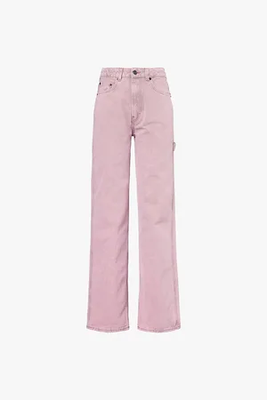 haikure Winona Straight-leg High-rise Cotton-denim Jeans