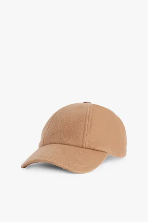 Max Mara Obliqua Brand-embroidered Cashmere Baseball Cap