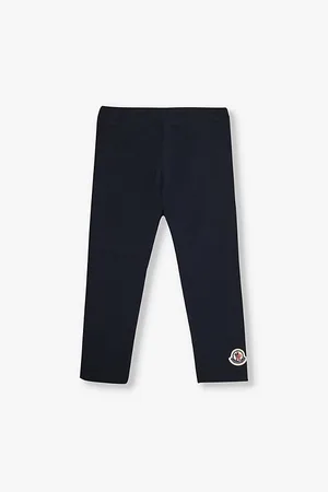 Moncler Logo-patch Stretch-cotton Leggings 1-3 Years