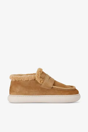 Officine creative Dinghy Shearling-lined Suede Ankle Boots