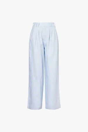 POSSE Parker High-rise Linen Trousers