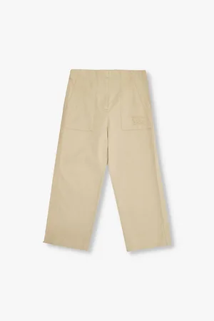 Burberry Orla Wide-leg Woven-blend Trousers 4-14 Years