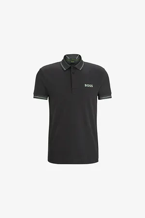 HUGO BOSS Logo-embroidered Slim-fit Cotton Polo