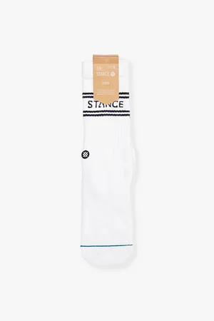 Stance Branded Stripe Pack-of-three Cotton-blend Socks