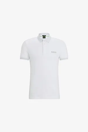 HUGO BOSS Logo-embroidered Slim-fit Cotton Polo