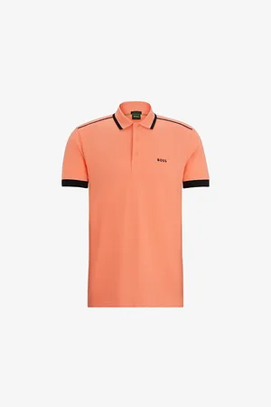 HUGO BOSS Logo-embroidered Slim-fit Cotton Polo