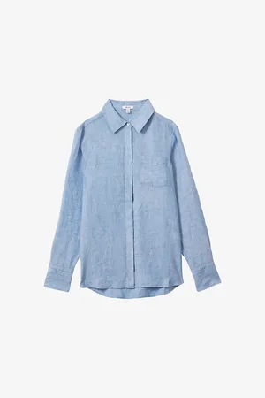 Reiss Belle Relaxed-fit Long-sleeve Linen Shirt