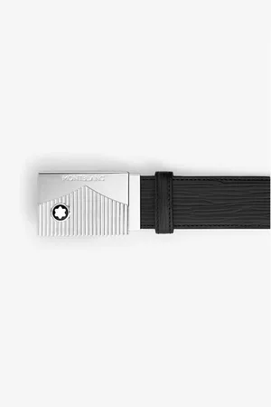 Montblanc Logo-engraved Buckle Leather Belt