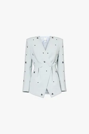 HUISHAN ZHANG Milo Gem-embellished Recycled Polyester-blend Jacket