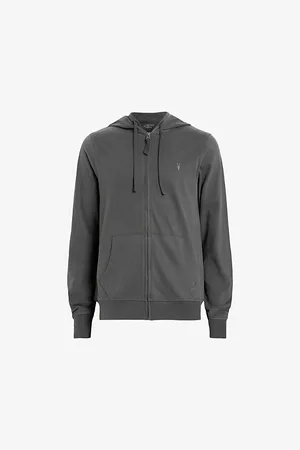AllSaints Brace Zipped Organic Cotton-jersey Hoody