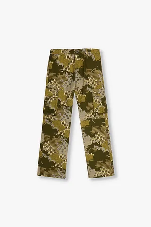 OFF-WHITE Camouflage-pattern Cargo-pocket Cotton Trousers 10-12 Years