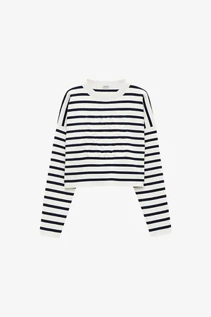 Loewe Anagram Striped Stretch-knitted Jumper