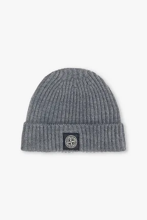 Stone Island Brand-patch Wool Beanie 2-16 Years