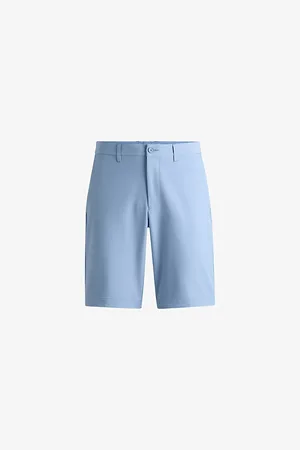 HUGO BOSS Logo-print Slim-fit Stretch-woven Shorts