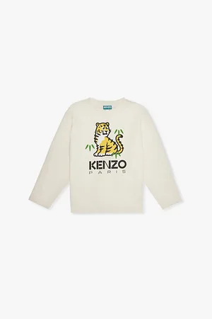 Kenzo Tiger Branded-print Cotton-jersey T-shirt 2-14 Years