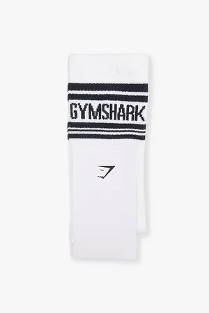 GymShark Branded Ribbed Cotton-blend Socks