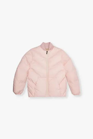 Gucci Logo-jacquard Down-padded Faille Jacket 8-12 Years