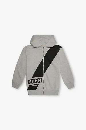 Gucci Logo-embroidered Contrast Panel Cotton-jersey Hoody 6-12 Years