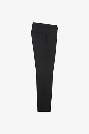 The Kooples Belted-waist Straight-leg Slim-fit Wool Trousers