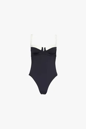 Monday Swimwear Clovelly Sweetheart-neck Stretch-recycled Nylon Swimsuit