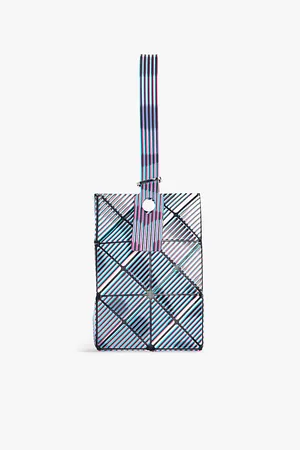 Issey Miyake Beam Stripe-pattern Pvc Top Handle Bag