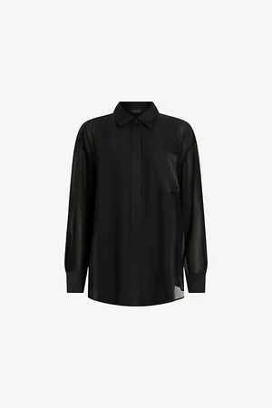 AllSaints Jody Relaxed-fit Long-sleeve Recycled-polyester Shirt