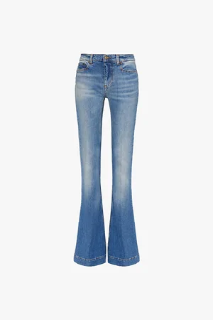 Roberto Cavalli Low-rise Flared-leg Stretch-denim Jeans