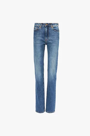 Roberto Cavalli Logo-embroidery Straight-leg Stretch-denim Jeans