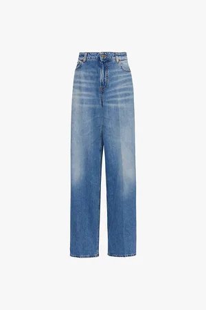 Roberto Cavalli Relaxed-fit Wide-leg Denim Jeans