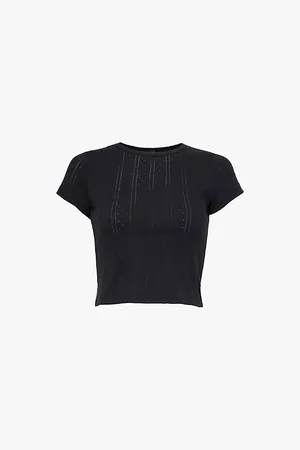 Cou Cou Intimates The Baby Tee Pointelle Organic-cotton T-shirt