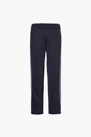 Paul Smith Stripe-trim Straight-leg Cotton-blend Jogging Bottoms