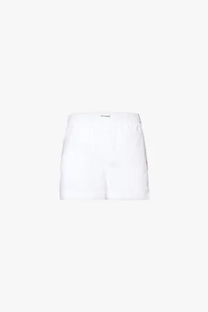 MAGNIBERG Dolce Contrast Piping Straight Leg Relaxed-fit Cotton Pyjama Shorts