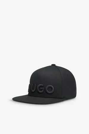 HUGO BOSS Logo-embroidered Flat-visor Cotton Baseball Cap