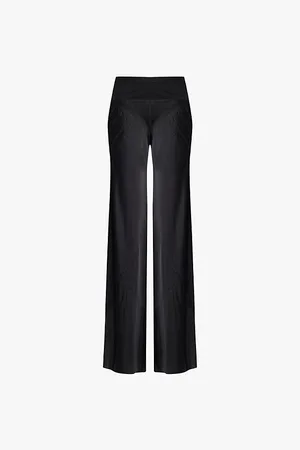 Rick Owens Bias Straight-leg Relaxed-fit Satin Trousers