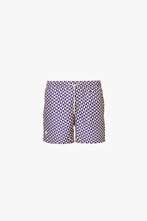 Oas Graphic-print Relaxed Fit Swim Shorts