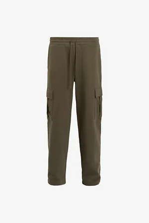 AllSaints Patton Patch-pocket Relaxed-fit Organic-cotton Jogging Bottoms