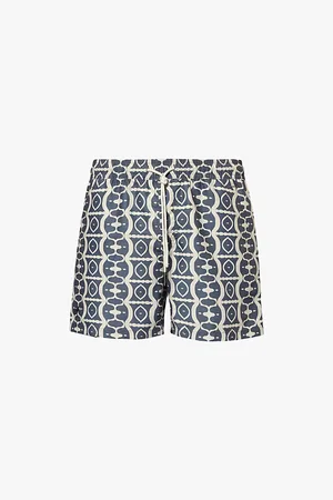 Oas Graphic-print Relaxed Fit Swim Shorts
