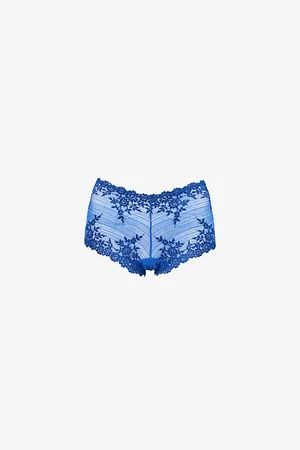 Wacoal Embrace Boy Short Floral Stretch-lace Briefs