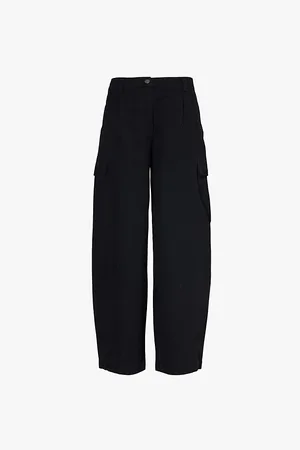 Holzweiler Gorti Wide-leg Cotton-canvas Trousers