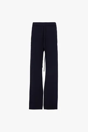 Maison Margiela Relaxed-fit Wide-leg Wool and Cashmere-blend Knit Trousers