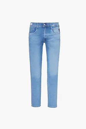 Replay Anbass Hyperflex Slim-fit Stretch-denim Jeans