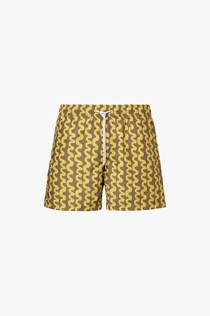 Oas Graphic-print Relaxed Fit Swim Shorts