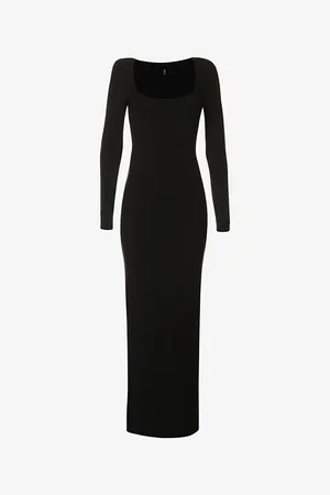 SKIMS Soft Lng Rib Ls Dress