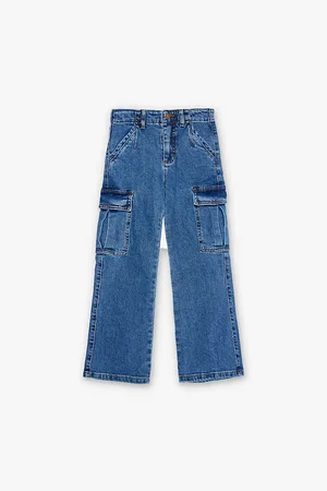 Molo Addy Flared-leg Cargo-pocket Organic-denim Jeans 4-12 Years