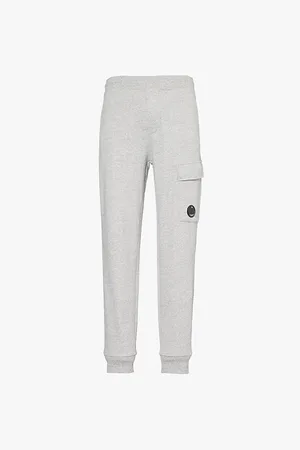 C.P. Company Diagonal Fleece Tapered-leg Cotton-jersey Jogging Bottoms