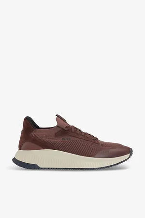 HUGO BOSS Branded Knitted Low-top Trainers