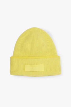 Jacquemus Le Bonnet Ribbed Wool-blend Knitted Beanie