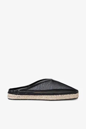 Totême Square-toe Backless Mesh Mules